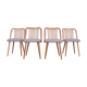 Set of 4 dining chairs by Antonin Suman for Ton, 1960s