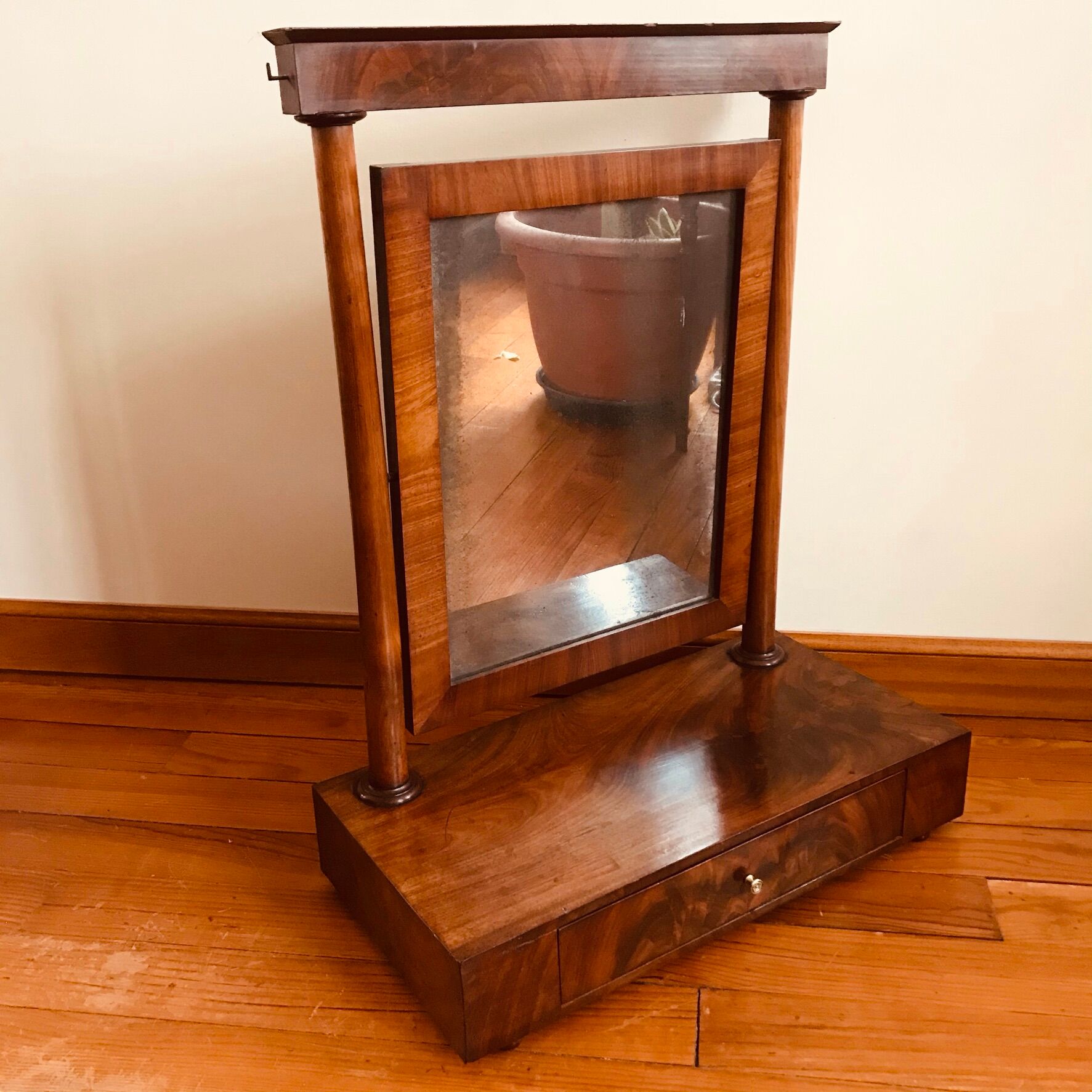 Grand barbière empire - mercury mirror 78x59cm