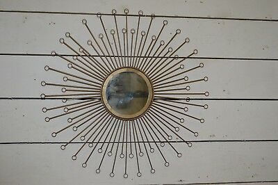 Brass sun mirror