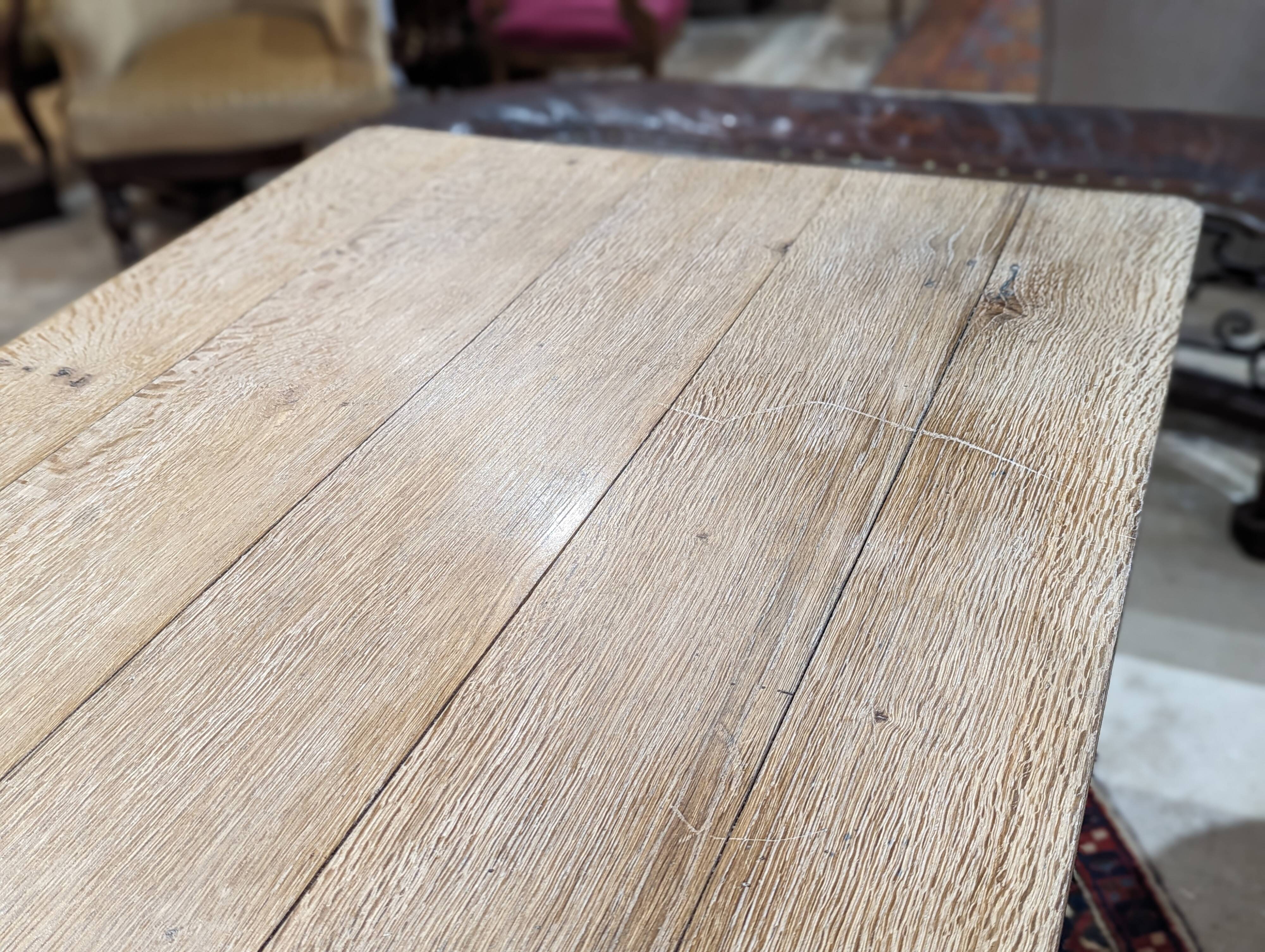 Oak farm table