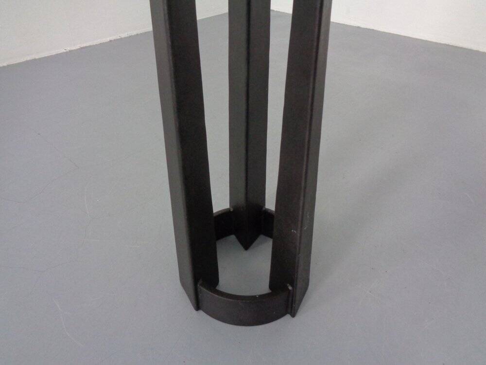 Large Brutalist Iron Candleholder, 1960s