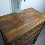 Belgian chest of drawers with 3 drawers 19th century