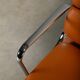 Charles & Ray Eames EA208 Soft Pad Chairs Chrome and Cognac leather, Vitra