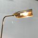 Vintage Hollywood Regency floor lamp in German brass by Florian Schulz.