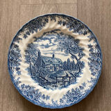 Assiette plate Churchill The Georgian Collection bleu