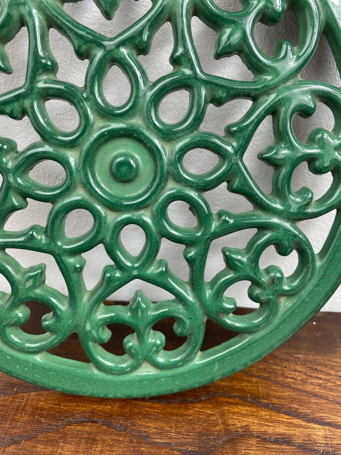 Old cast iron trivet