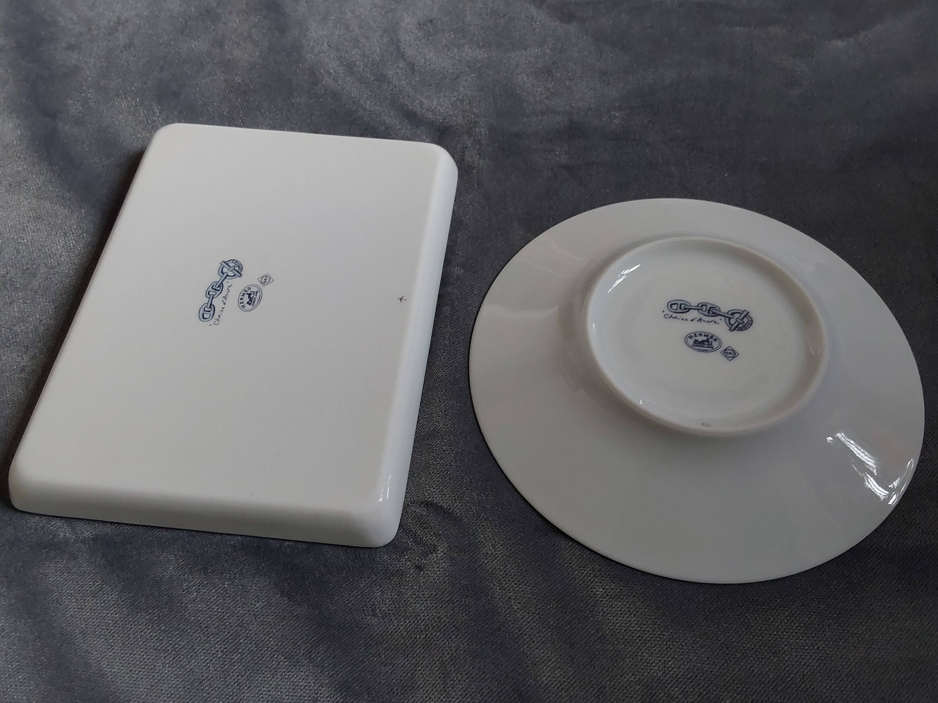 Tray and saucer Hermès