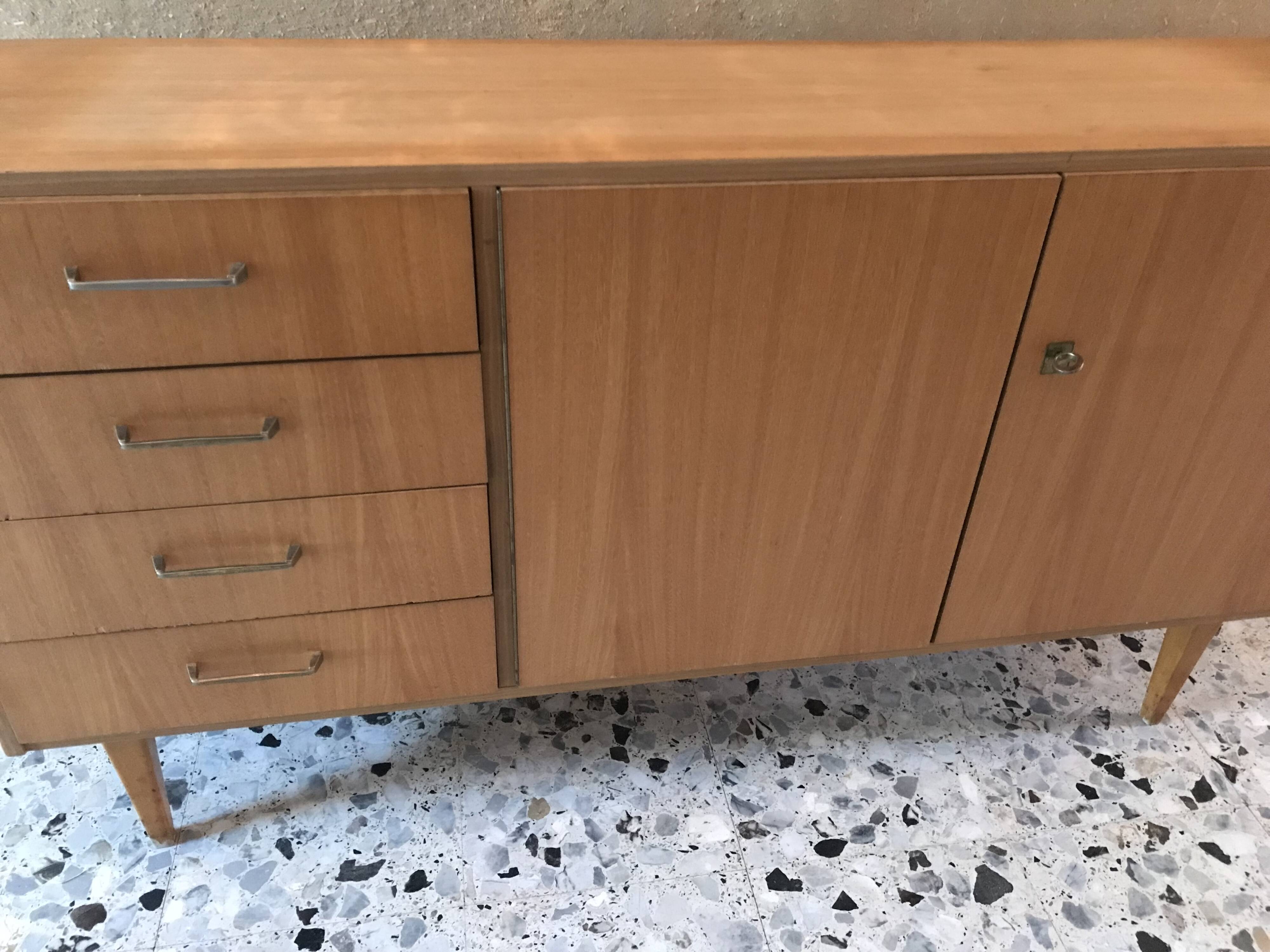Vintage sideboard in light wood