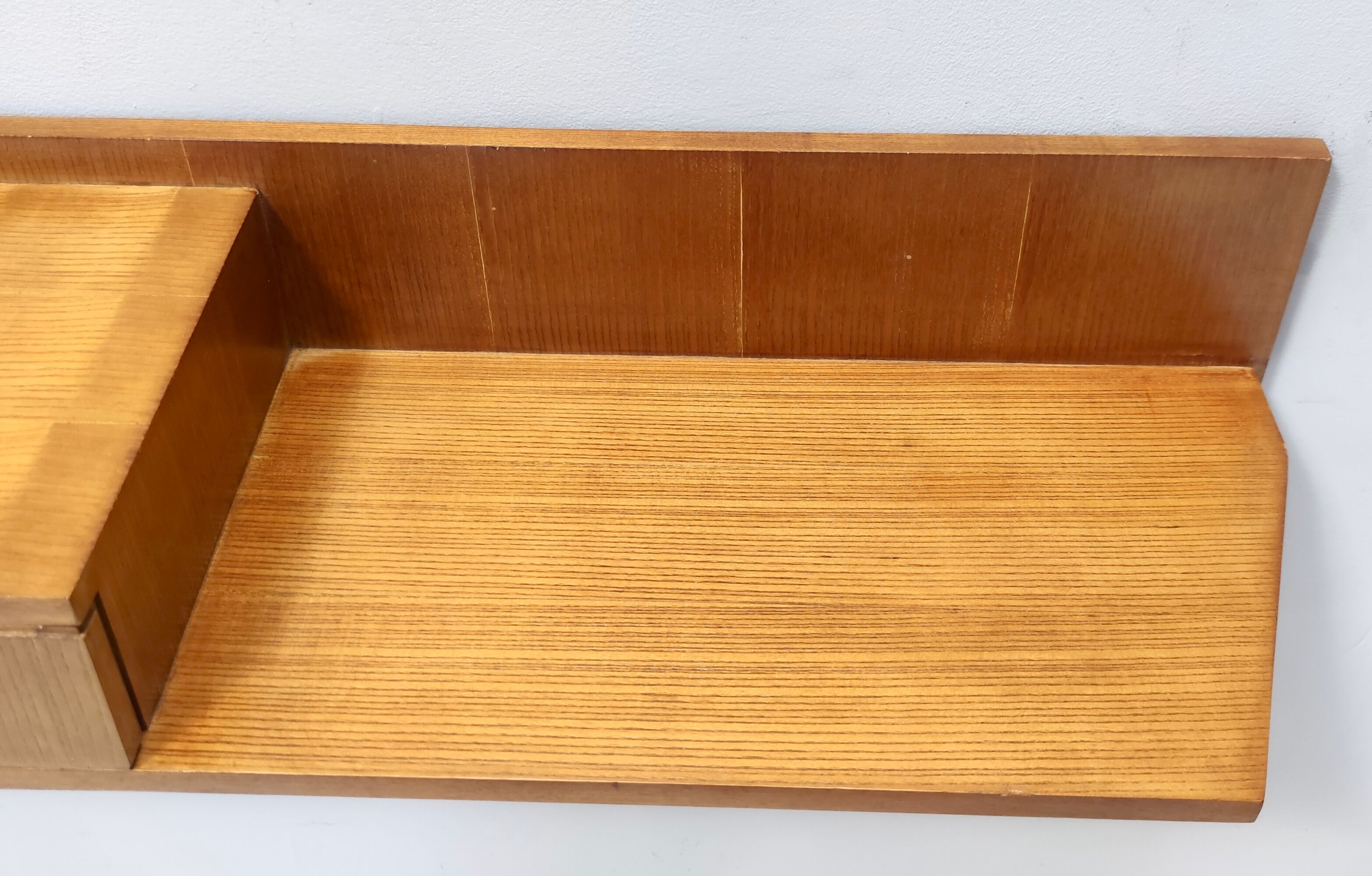 Beech and Durmast Wall-Mounted Console Table Italy