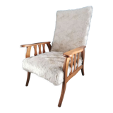 Fur armchair
