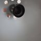 Pair of vintage eyeball pendants