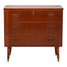 Vintage mahogany modern antique chest of drawers