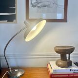 Flexible chrome metal desk lamp, 1970s