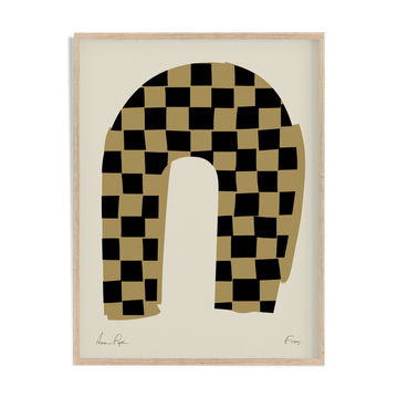 Framed abstract giclee art print 50x70cm