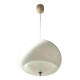 Harvey Guzzini Burgos Hanging Lamp, White Acrylic, 1960s 70s