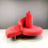 Tatlin Sofa in Velvet from Edra, 1990s