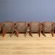Set of 6 Rosewood Armchairs, Art Deco – 1910