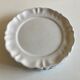 Set de 4 assiettes plates en terre vernissée à godrons moustier 1970