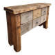 Antique workbench, chest of drawers, side table, bathroom furniture, 19th century