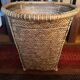 Basket in woven rattan, 1920s-1930s