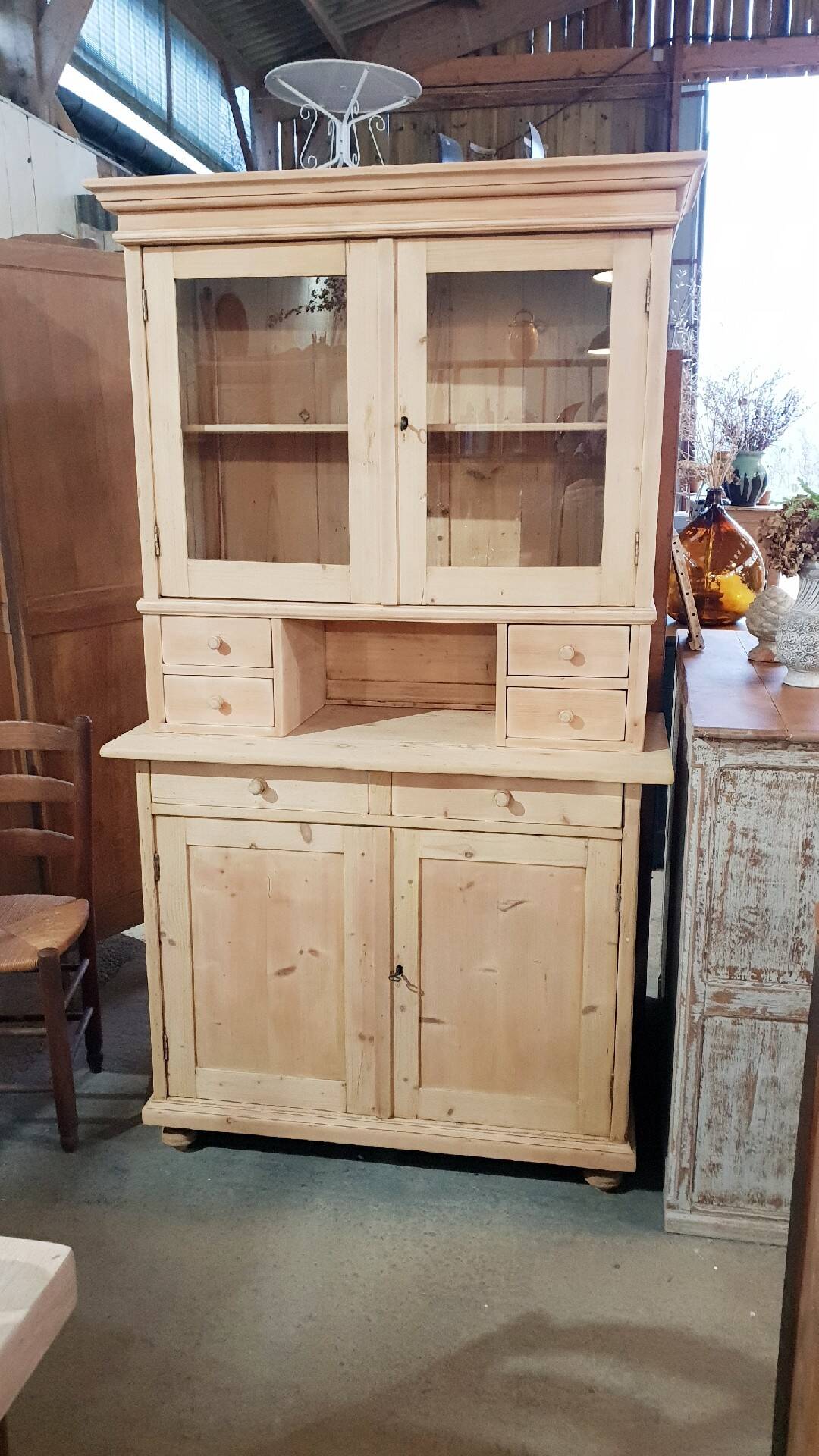 Old sideboard in two parts