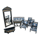 A unique, historic living room set - Hans Makart, Austria, first half of th