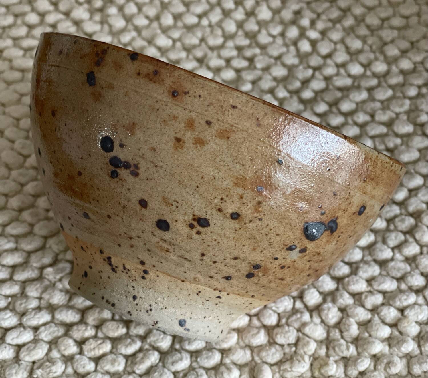 Pyrite stoneware bowl