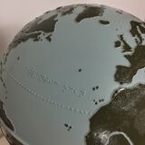 Earth globe in vintage Braille for the visually impaired