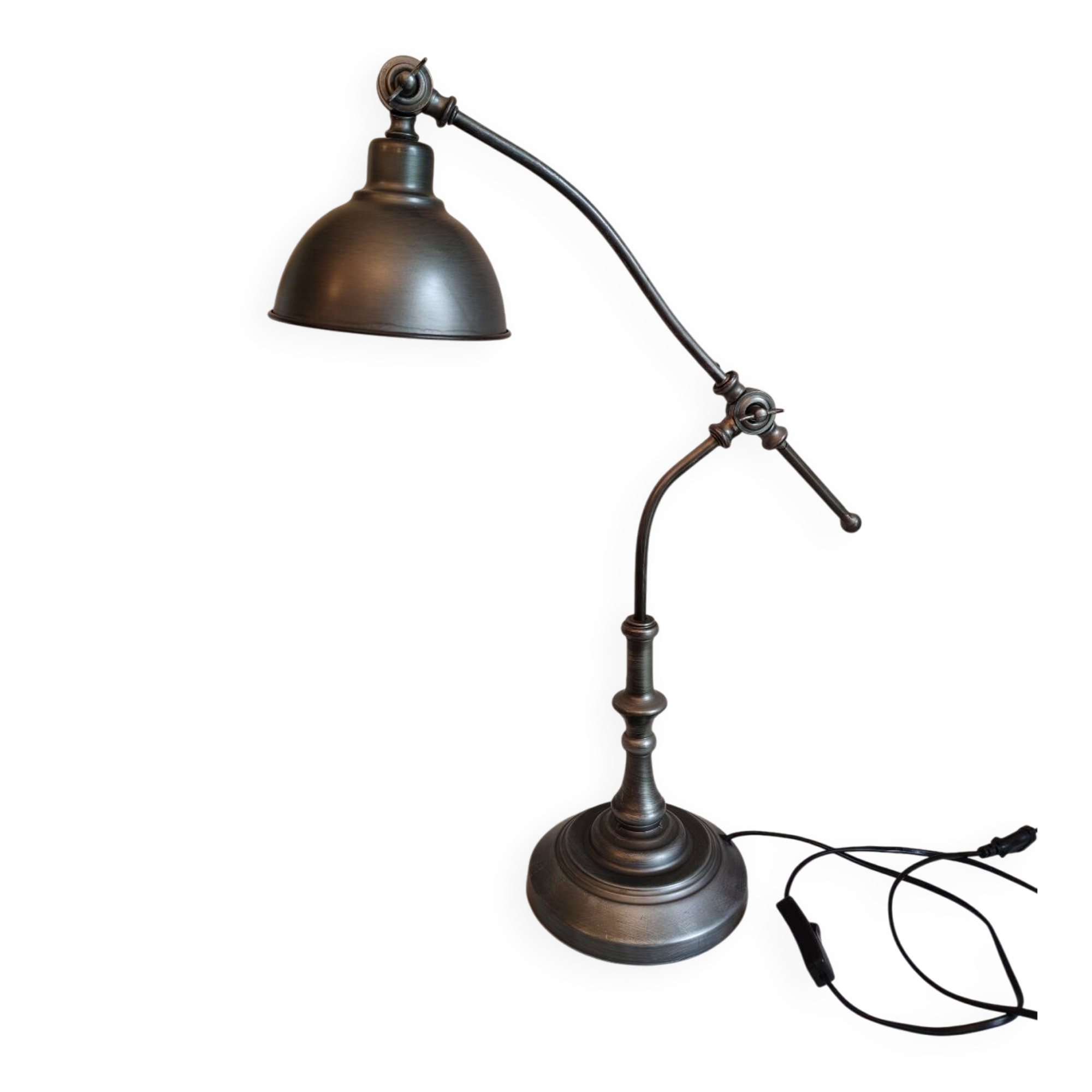 Industrial style desk lamp
