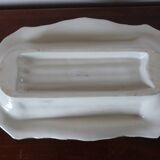 Kitsch earthenware asparagus serving dish