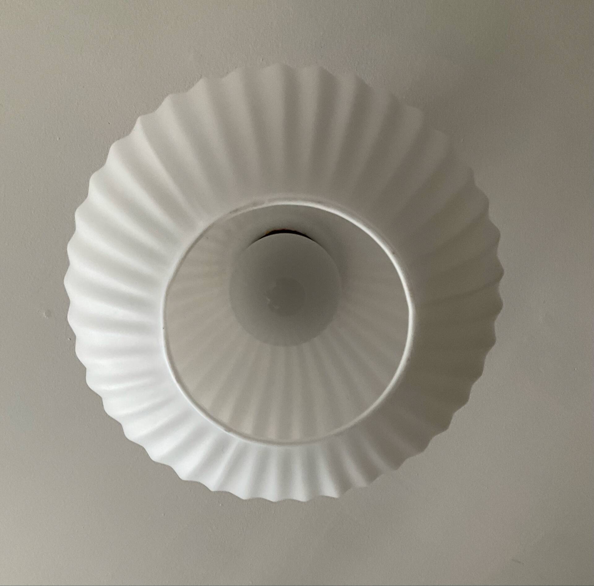 Scandinavian suspension light by Louis Kalff from the 60s-70s.