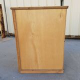 Rattan corner cupboard 1970