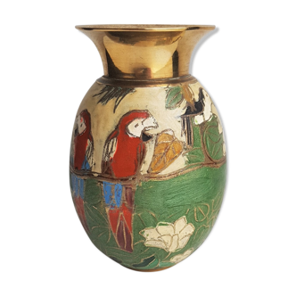 Vase en laiton