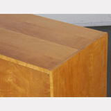 Vintage chest of drawers with sliding doors by Drevozpracujici zavody, 1970