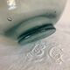 Thick glass cylinder, vase
