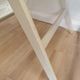 Set of 4 Vintage Wooden Folding Lounge Chairs: Beige Fabric, STOL Kamnik 1970