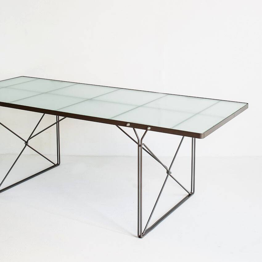 Vintage dining table or desk. moment collection by niels gammelgaard for ikea. 80s-90s.