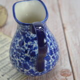 Pichet à lait bleu et blanc London Pottery