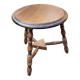 Petit tabouret bas porte plante
