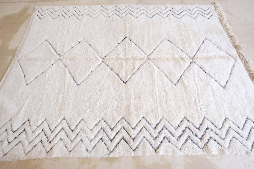Moroccan Beni Ourain rug - 282 x 207 cm