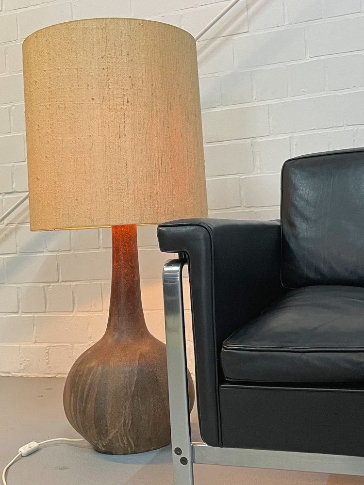 Vintage Italian ceramic floor lamp 60s