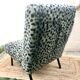 Vintage heater 50's leopard