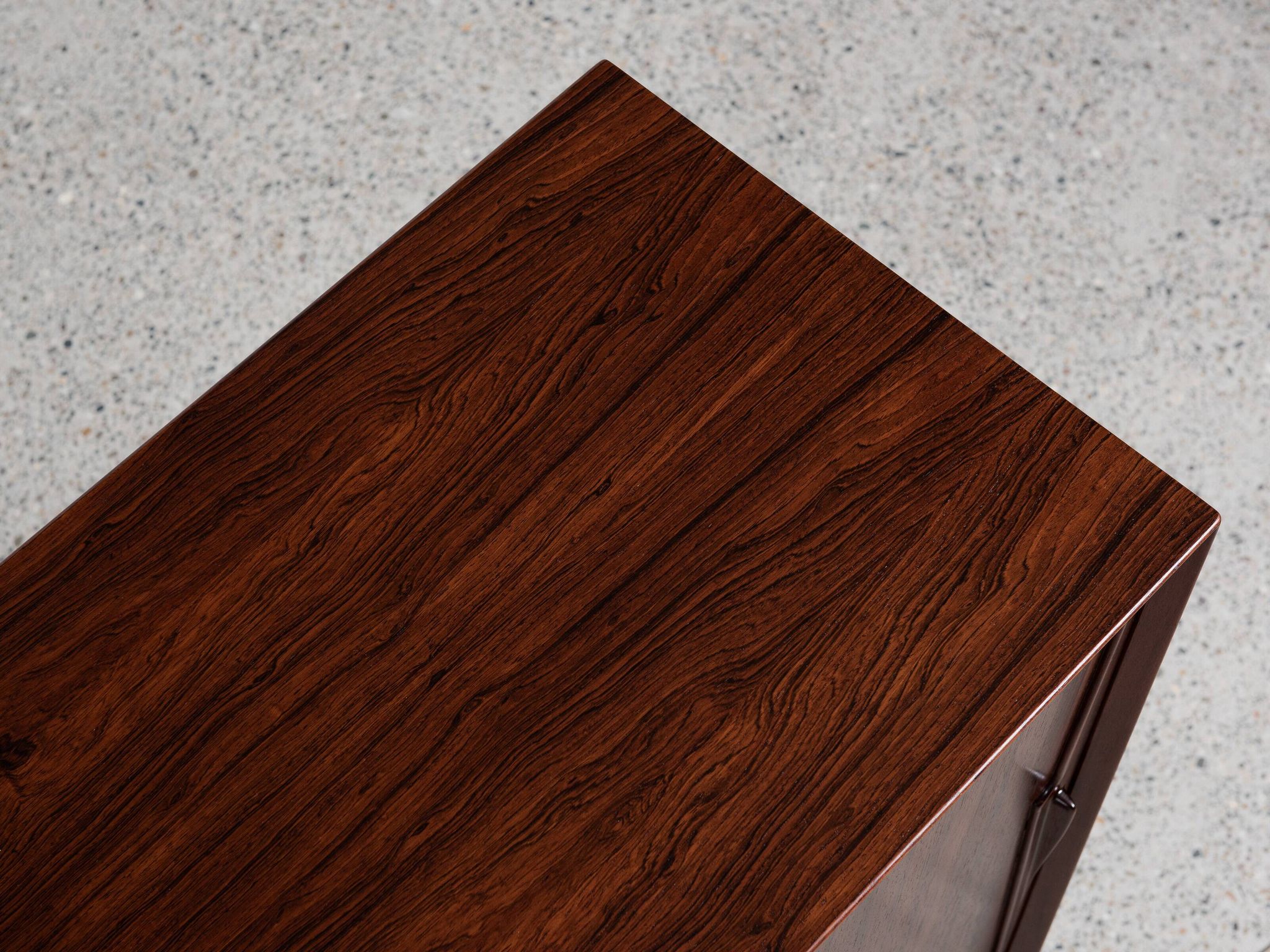 Midcentury Danish highboard Model 13 in rosewood by Omann Jun 1960s