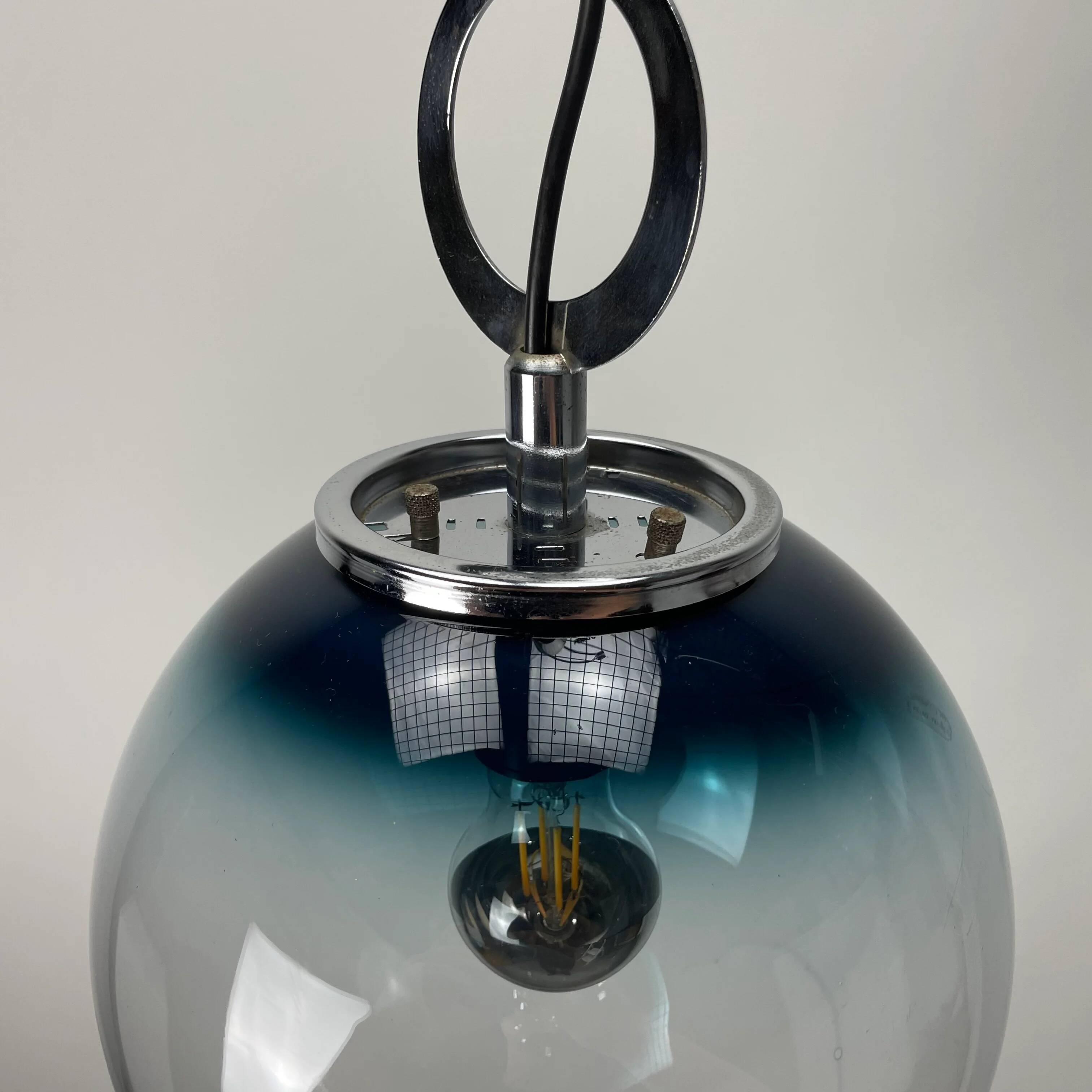 Murano glass pendant by VETRO Italy 1960