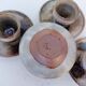4 egg cups, ceramic, Chantal & Thierry Robert