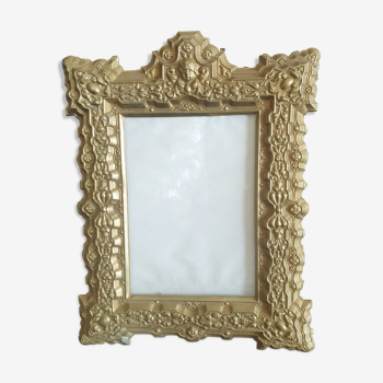 Brass photo frame