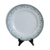 + Round plate in Iron Earth Moulin des Loups model Wilbur +