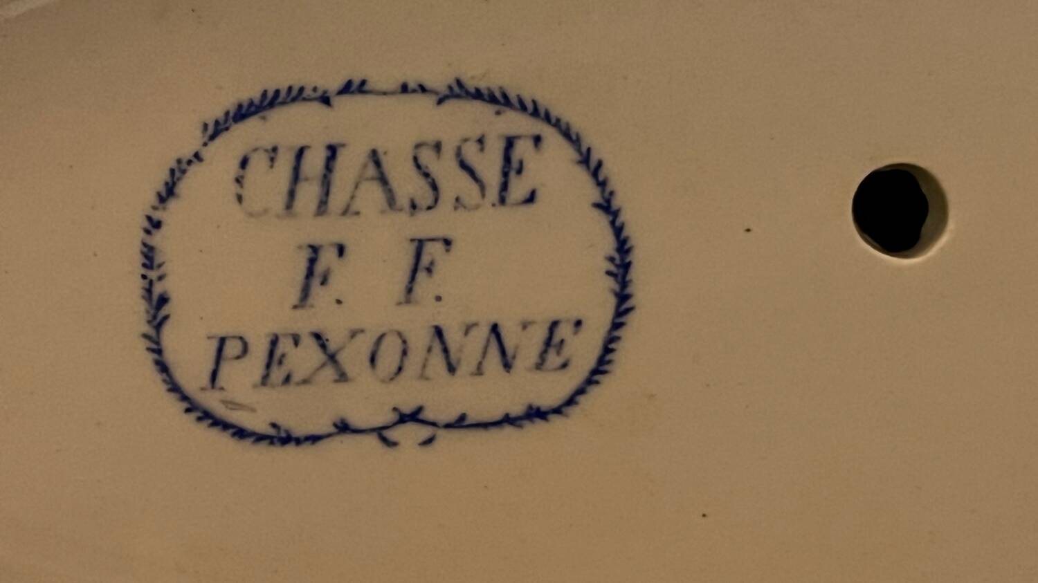 Vintage FF Pexonne sauceboat