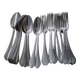 SFAM 24-Piece Silver-Plated Metal Cutlery Set