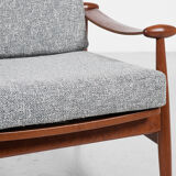Midcentury Danish Spade Chair in teak by Finn Juhl for France & Søn 1960s